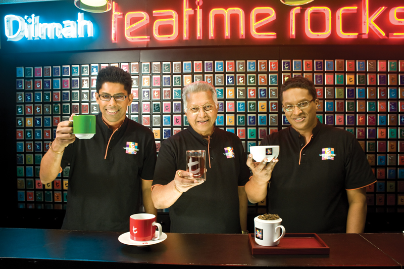 Tea time rocks with Dilmah! - Malik, Merrill and Dilhan - Ph. Copyright Dilmah