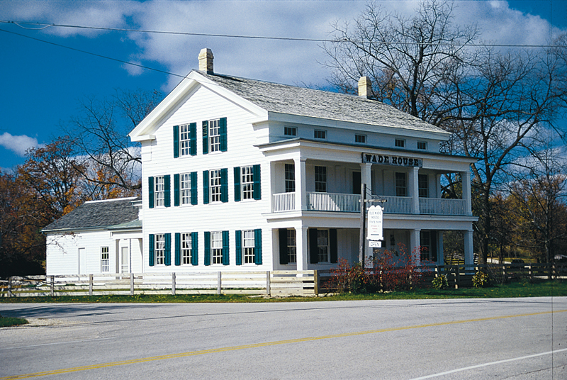 Wade House Historic Site was restored by Kohler Foundation in 1950-53 then turned over to the State as a State Park