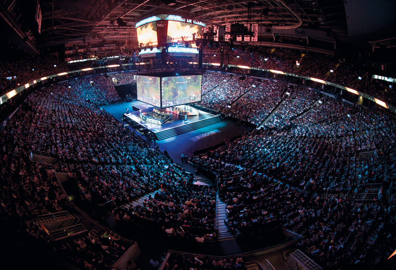 Gamers compete for $20 million in prize money at the Dota 2 International tournament
