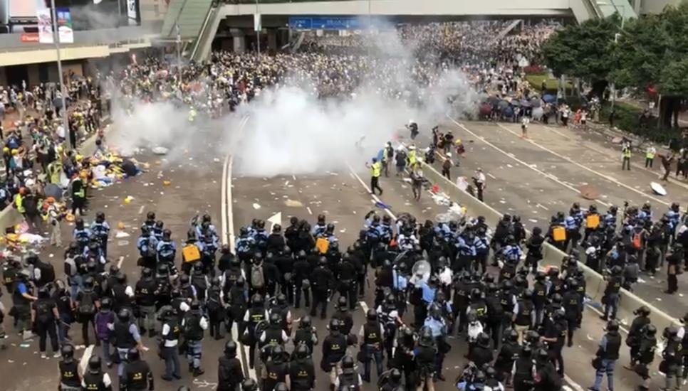 Protests continue in Hong Kong.