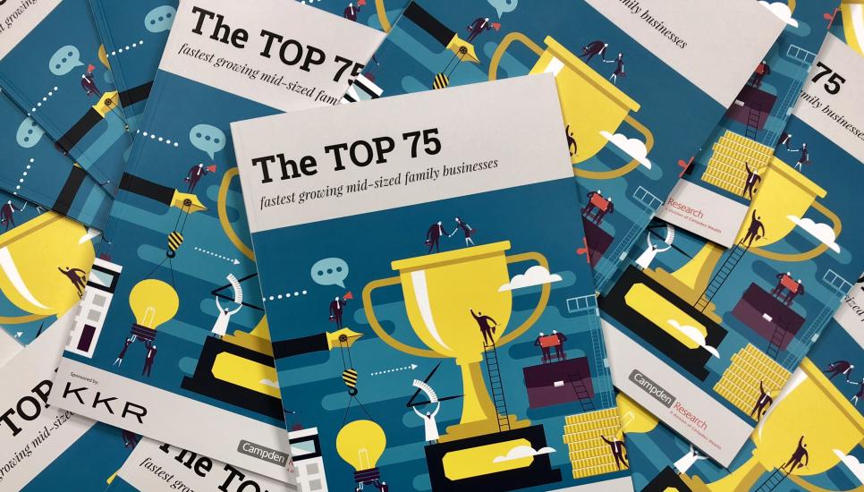 The Top 75 Fastest Growing Mid-Sized Family Businesses, the new report by Campden Research with KKR, is out this week