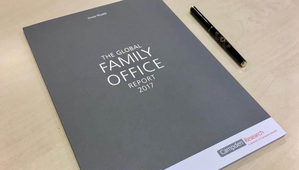 Coming soon: The Global Family Office Report 2017