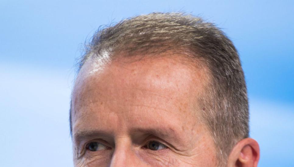 Volkswagen brand manager Herbert Diess at the Transform 2025+ press conference in Wolfsburg, Germany, 22 November 2016
