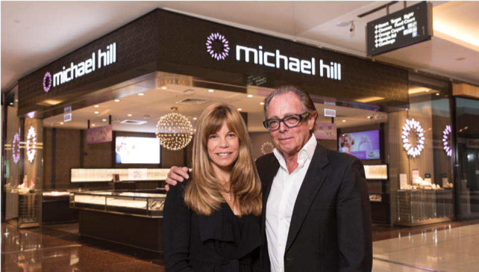 Emma Hill and her father, Michael Hill, founder of Michael Hill International