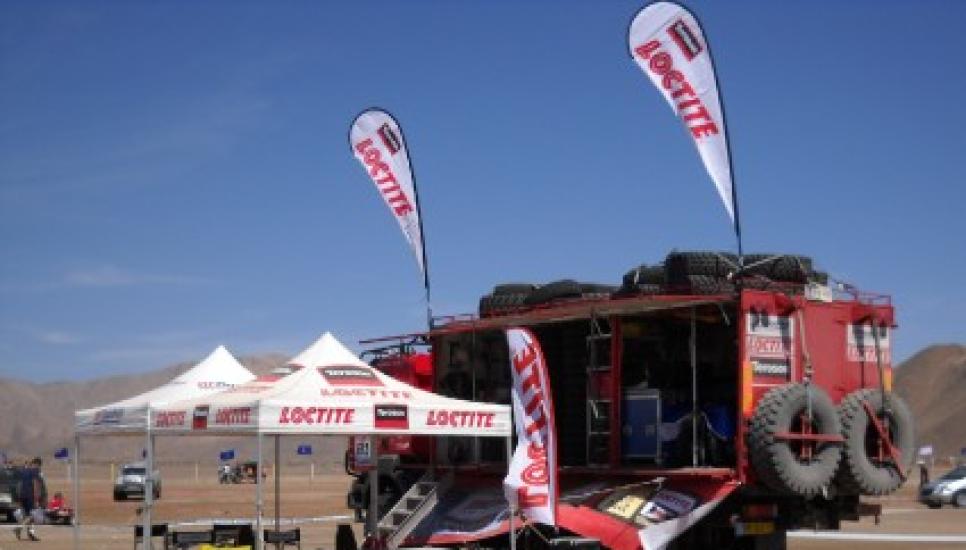 Henkel's Loctite will attend the Dakar Rally 2012.