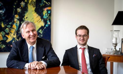 Prof. Reinhard Walter and Victor Von Waldberg